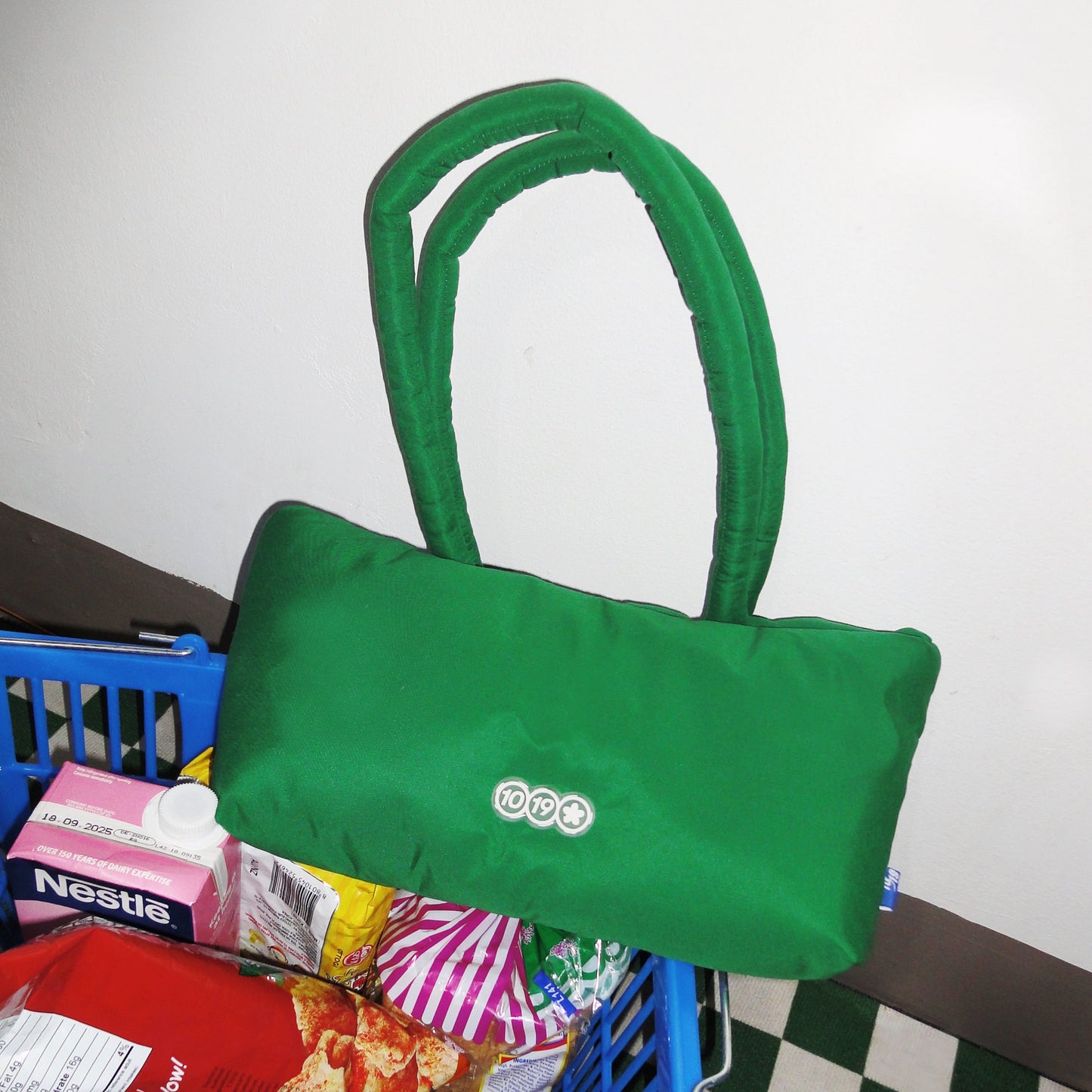 'Matcha' Shoulder Bag in Green